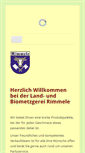Mobile Screenshot of metzgerei-rimmele.de