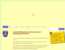 Tablet Screenshot of metzgerei-rimmele.de